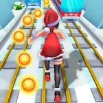 Subway Santa